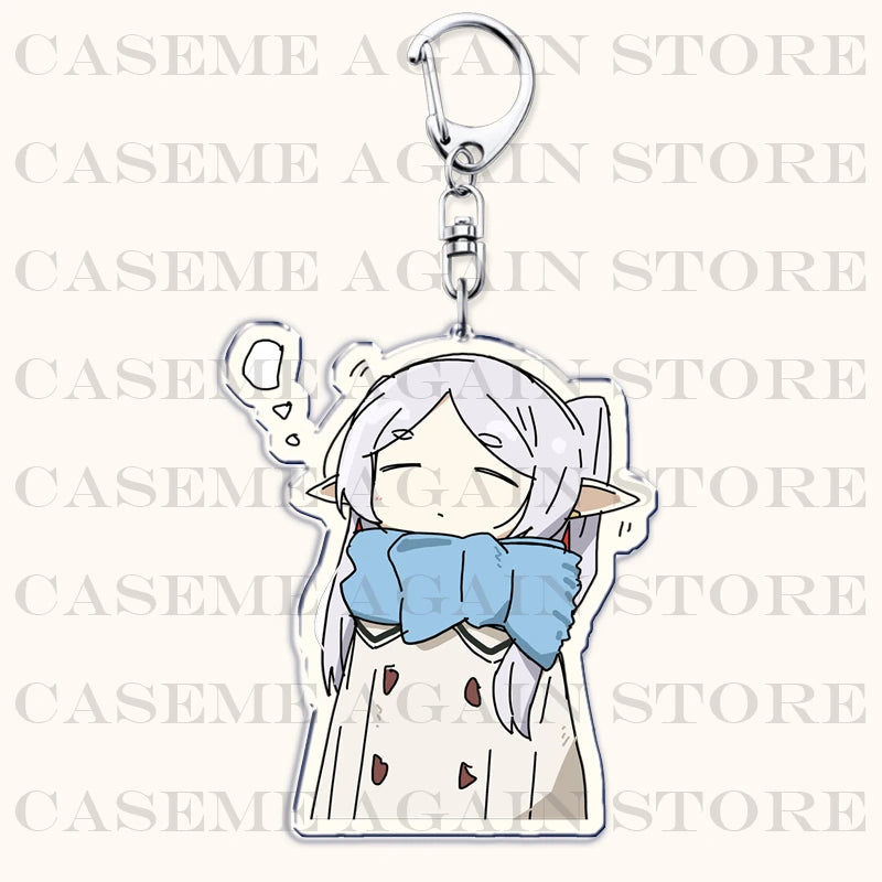 Popular Anime Frieren Beyond Journeys End Keychains for Accessories Bag Himmel Heiter Girl Keyrings Jewelry Fans Friends Gifts