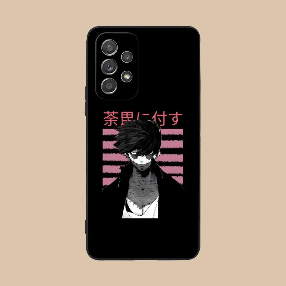 My Hero Academia Dabi Phone Case for Samsung Galaxy A73 72 71 70 56 55 54 53 52 36 35 34 23 16 15 5G Colour Protective Pretty