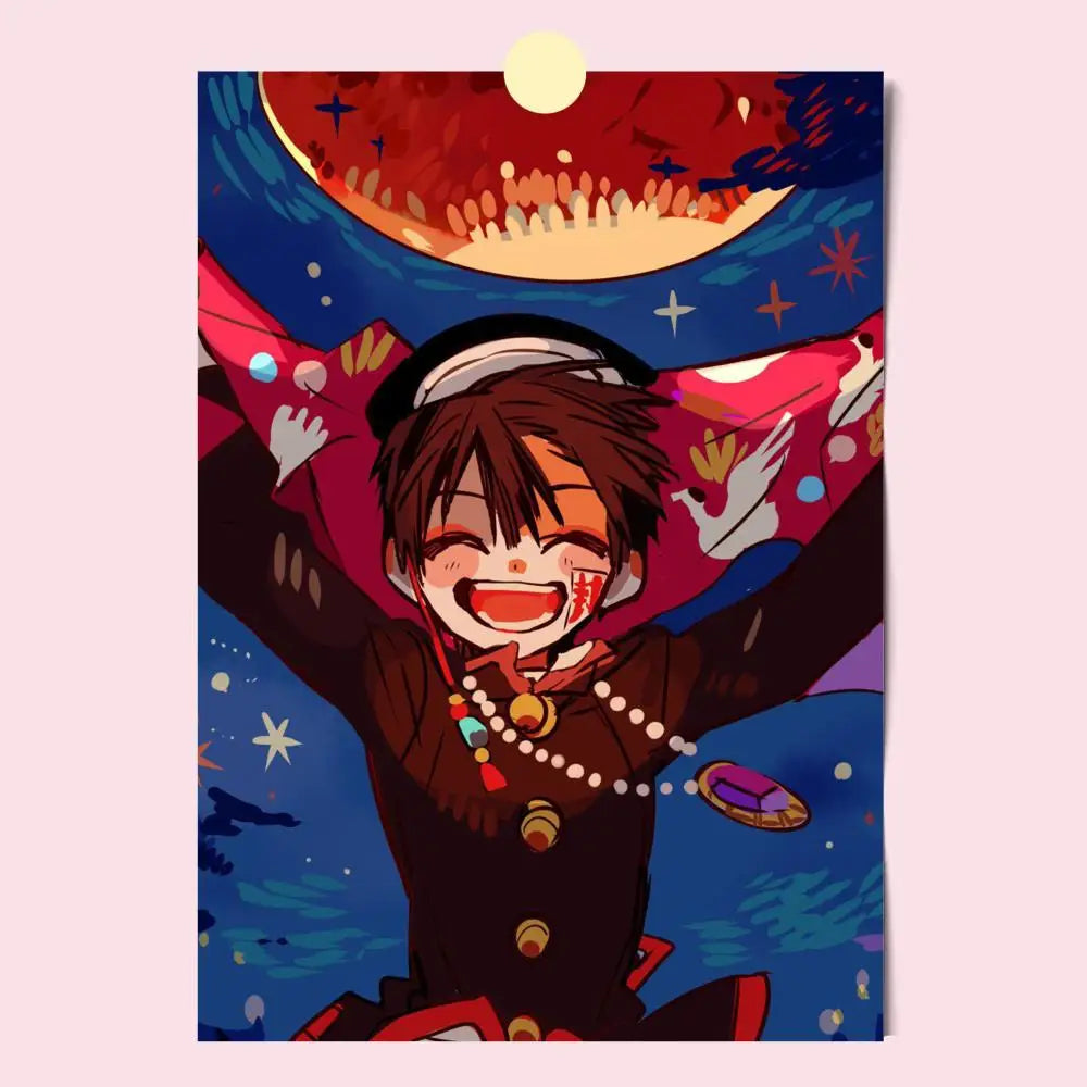 Poster HD Anime Hot Theme Singer/OST/Movie-Waterproof Self-Stick Home Decor Toilet Bound Hanako Kun Anime