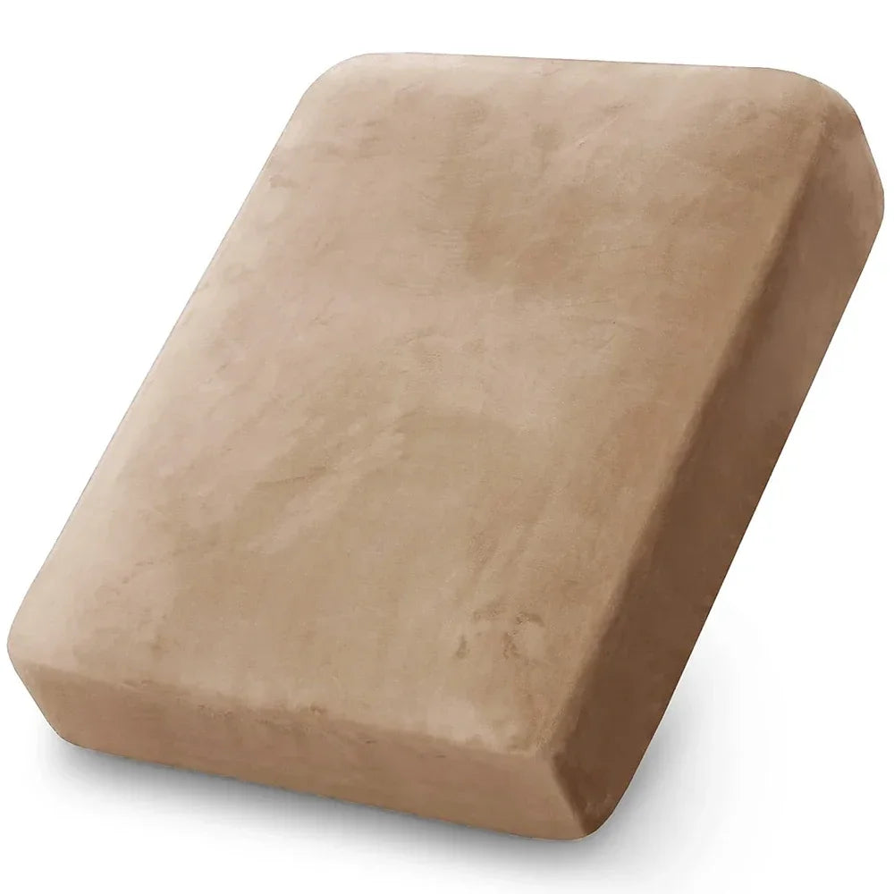 Velvet Sofa Cushion Covers for Living Room Plush Sofa Seat Cover Soft Stretch Sofas Couch Slipcover Furniture Protector