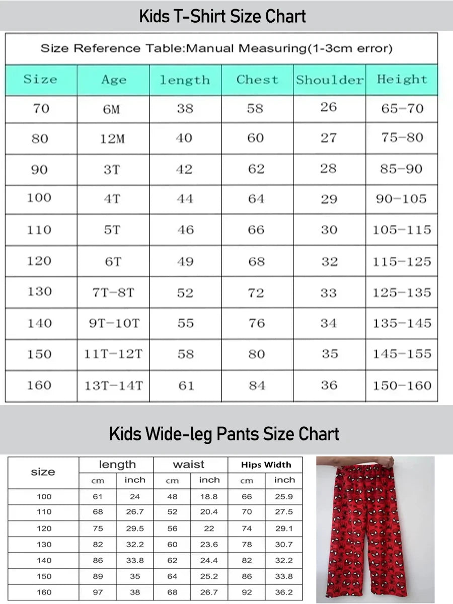 Bandai My Hero Academia Deku Pajama Anime 3D Printed Adult Kids T-Shirt & Wide-leg Pants Set Summer Quick-dry Soft Lightweight