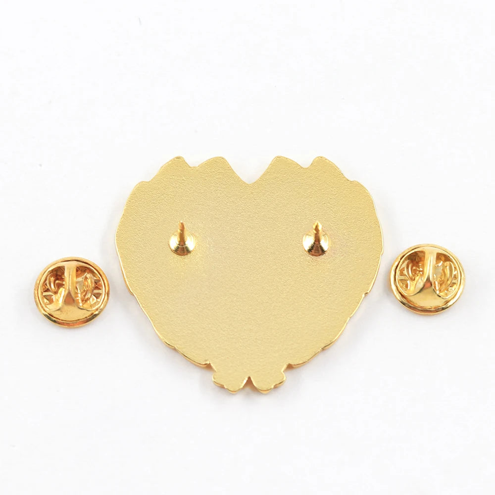 Itadori Yuji And Fushiguro Megumi Heart Badge Jujutsu Kaisen Enamel Pin Cute Playful Jewelry Anime Peripheral Fans Gift Collect