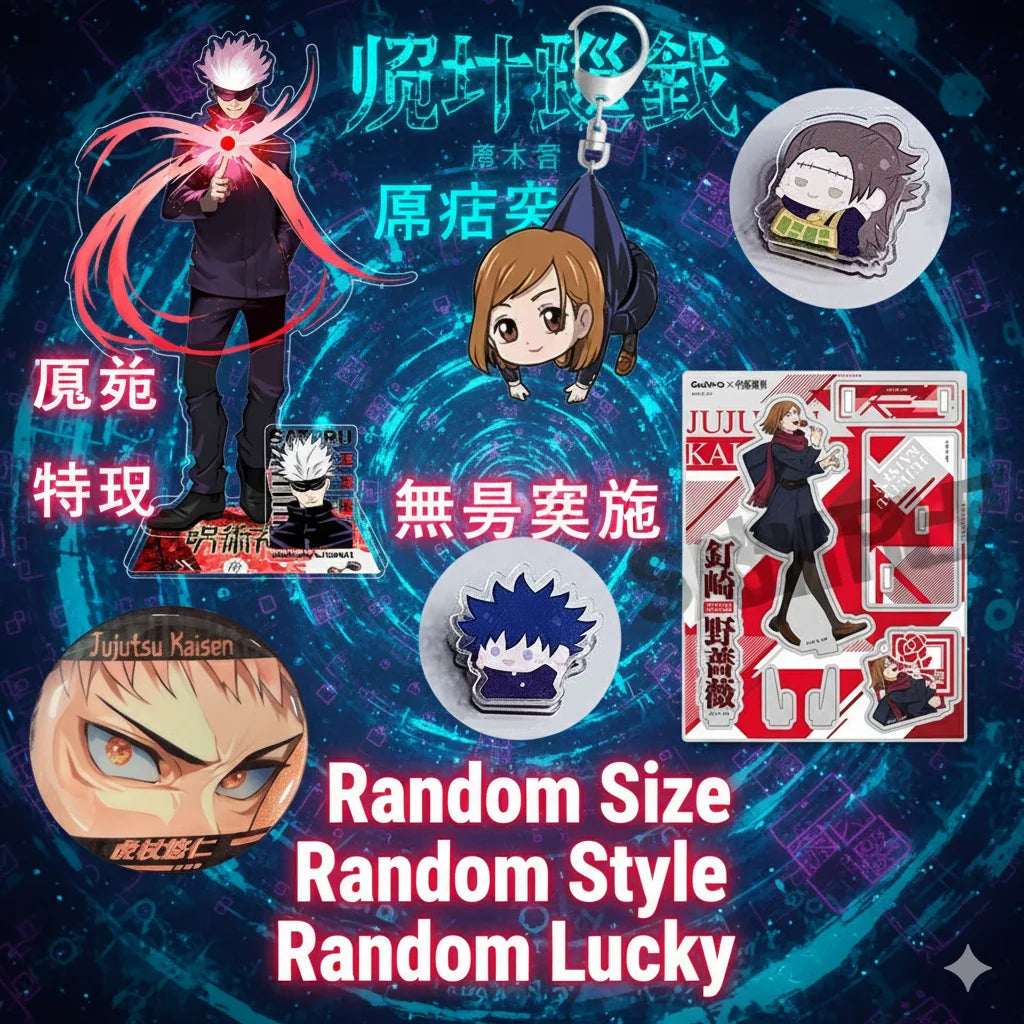 Anime Jujutsu Kaisen Merchandise Acrylic Stand Figure New Style Gojo Satoru Fushiguro Megumi Cute Collectible Decor for Fans