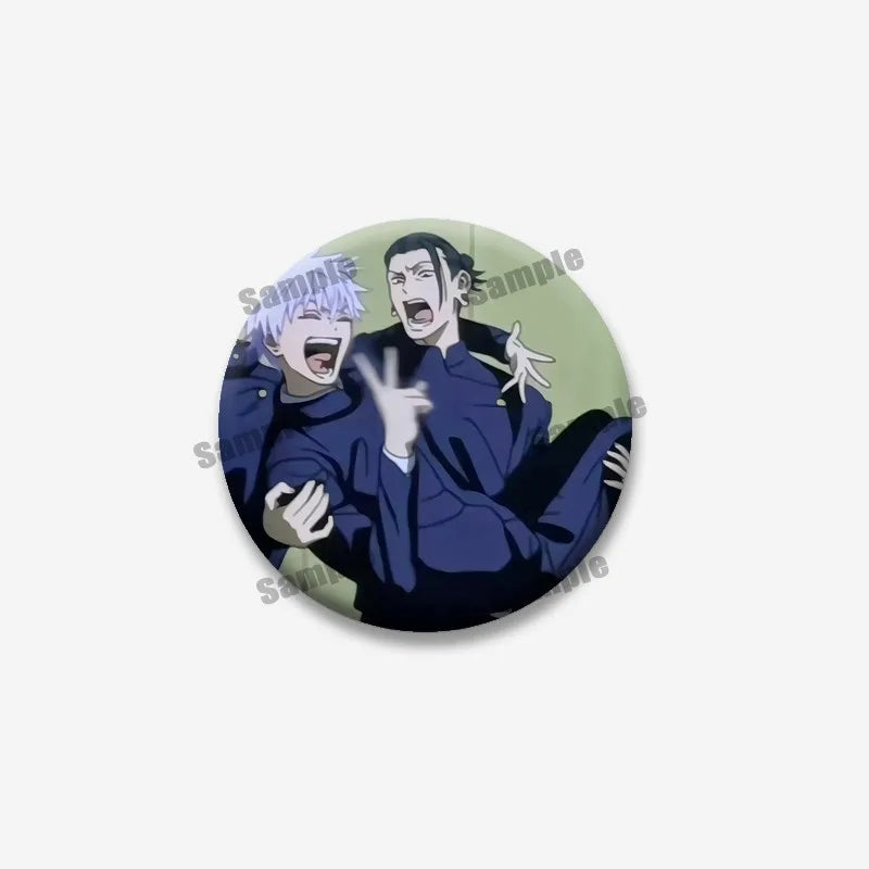 Creativity Cartoon Figure Suguru Geto Badges Funny Anime Icon Brooch Enamel Pin Backpack Clothing Jewelry Accessories Toys Gifts