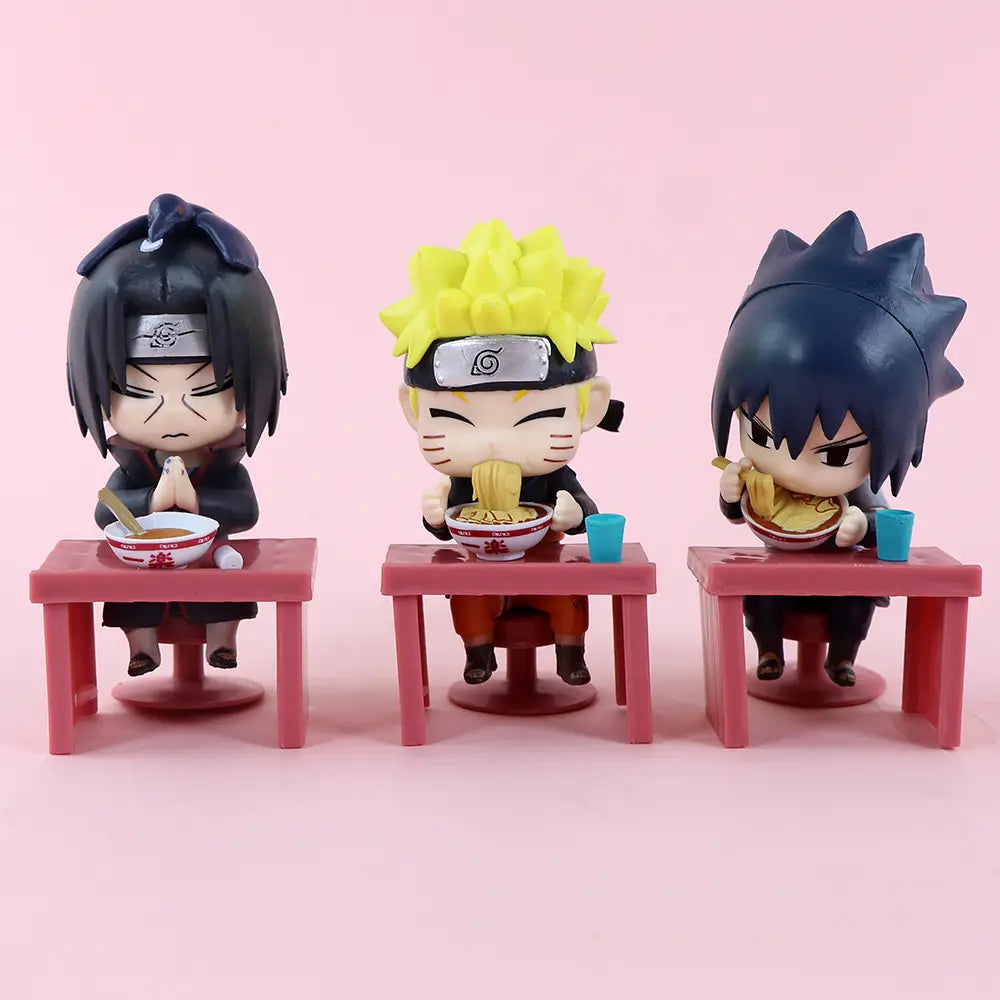 Naruto Naruto & Sasuke Blind Box Figure Set – Q Version Desktop Display