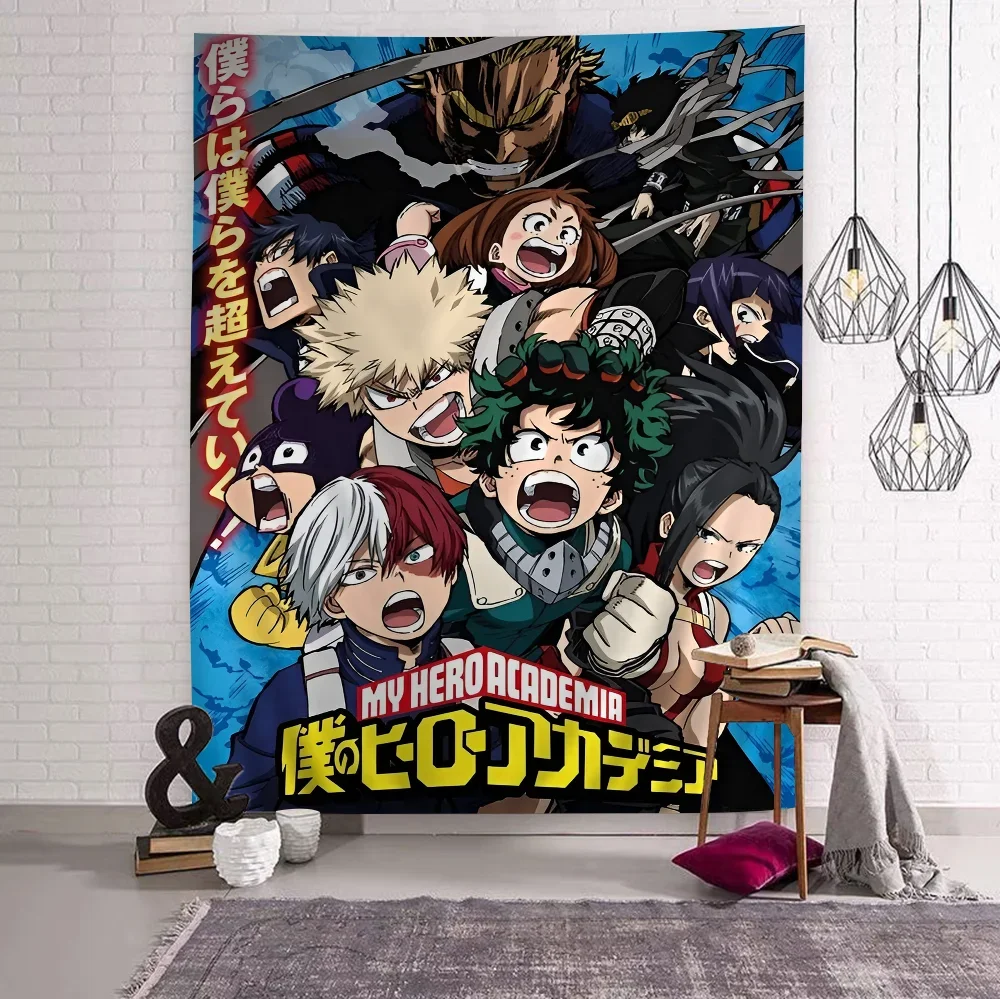 VIKAMA My Hero Academia Anime Tapestry Cute Decorative Wall Hanging Perfect For Living Rooms, Bedrooms, And Home Decor