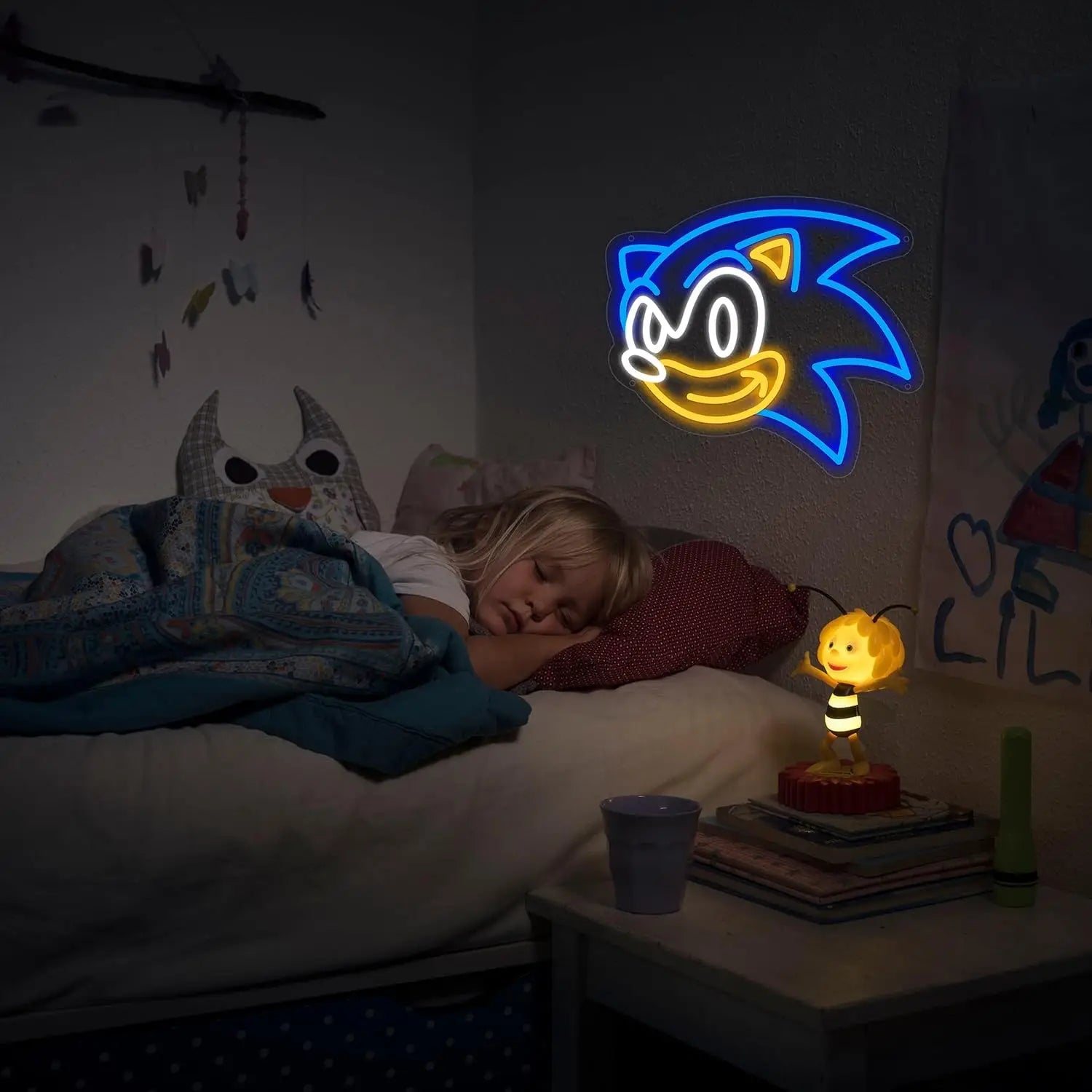 Anime LED Neon Sign – Dimmable Wall Light