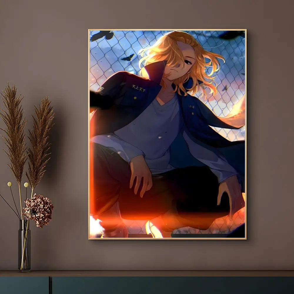 popular anime Tokyo Revengers Poster HD Waterproof Self-Adhesive Wall Art – Multi-Scene Use, Top Gift Pick