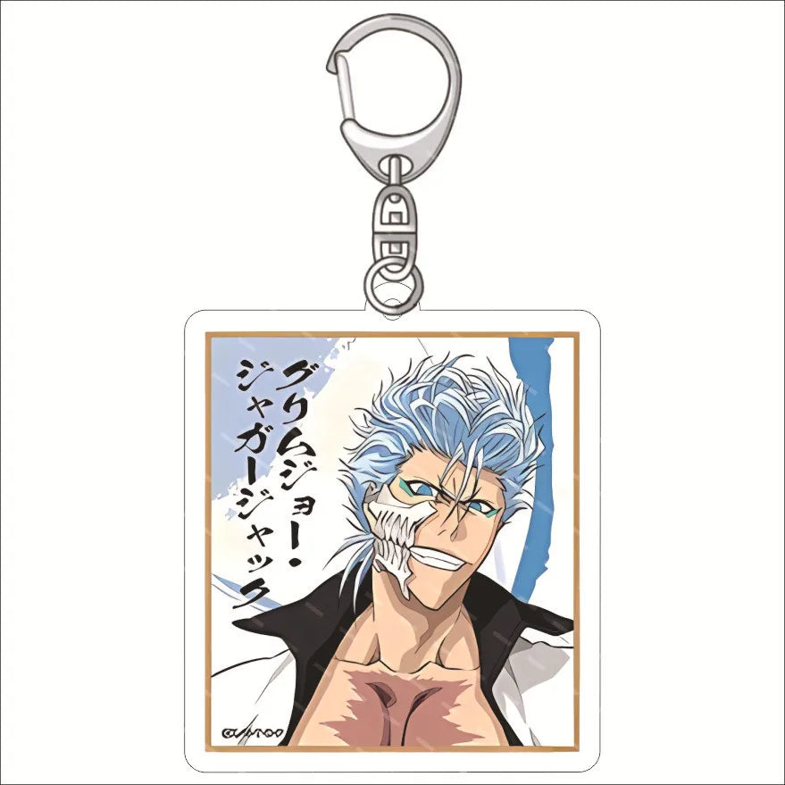 Anime BLEACH Acrylic Keychain Accessories Cartoon Character Cute Charm Bag Pendant Toys Friend Gift