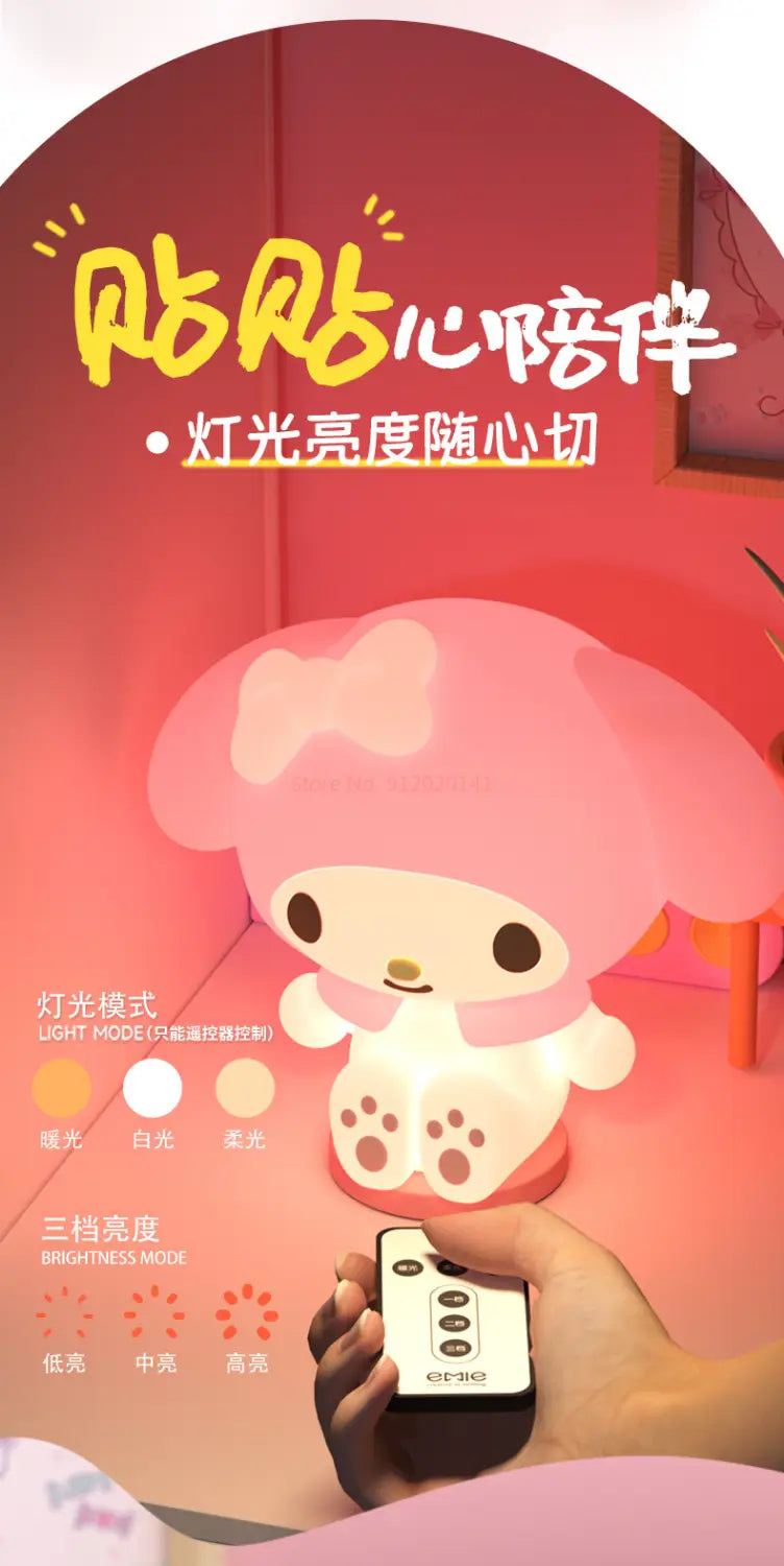 Sanrio My Melody Clap Night Light – Silicone Lamp