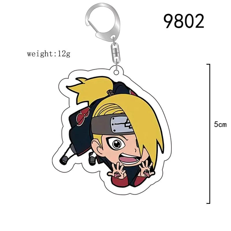 Creative NARUTO Cosplay Accessory Acrylic Keychain Pendant
