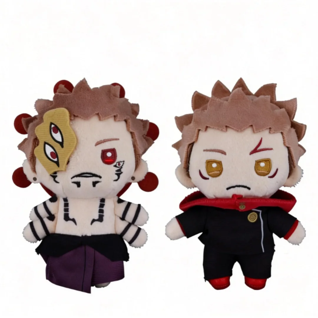 12CM Cartoon Jujutsu Kaisen Plush Doll Cute Ryōmen Sukuna Toge Omori Anime Periphery Doll Pendant Room Decor Birthday Gift