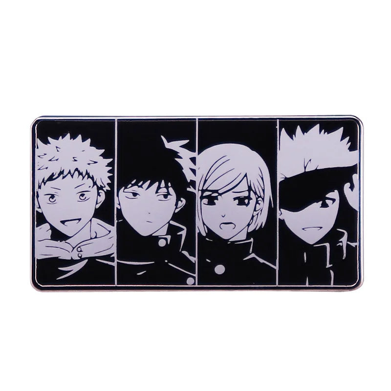 Popular Anime Cool Enamel Pin Cartoon Brooch Clothes Backpack Lapel Badges For Friends Fashion Jewelry COSPLAY Accessories Gifts