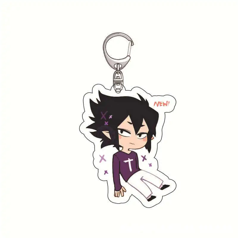 My Hero Academia Anime Cartoon Keychain Acrylic Charm Izuku Midoriya Shoto Todoroki Pendant Accessories Official Merchandise