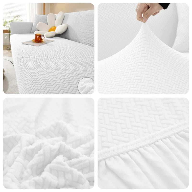 Elastic Jacquard Fabric Sofa Cover Stretch Couch Cover Sectional L Shape Sofa Slipcover Corner Case For Home 1/2/3/4/5 Seaters