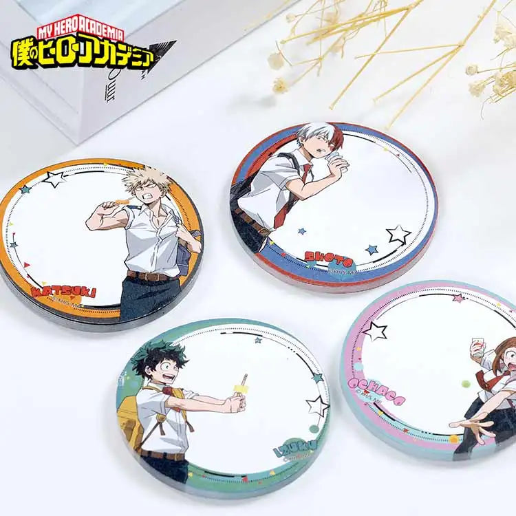 My Hero Academia Unisex Midoriya Izuku Bakugou Katsuki Todoroki Shoto Official Authorization of China Message Post Sticky Note