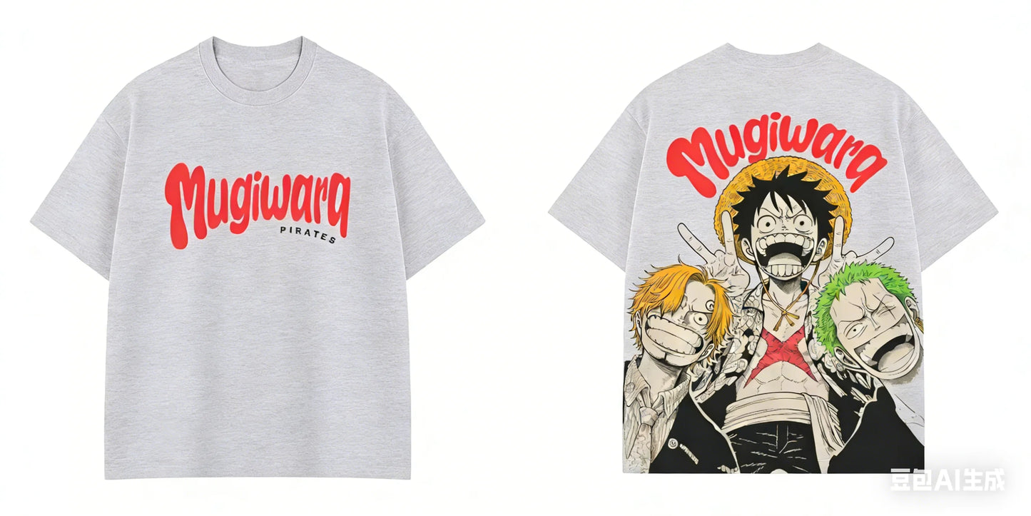2026 One Piece Men's T-shirt Monkey D. Luffy Roronoa Zoro Sanji Anime Tee Summer and Spring Boy's Short Sleeves Parent-child Y2k