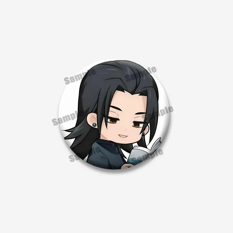 Creativity Cartoon Figure Suguru Geto Badges Funny Anime Icon Brooch Enamel Pin Backpack Clothing Jewelry Accessories Toys Gifts