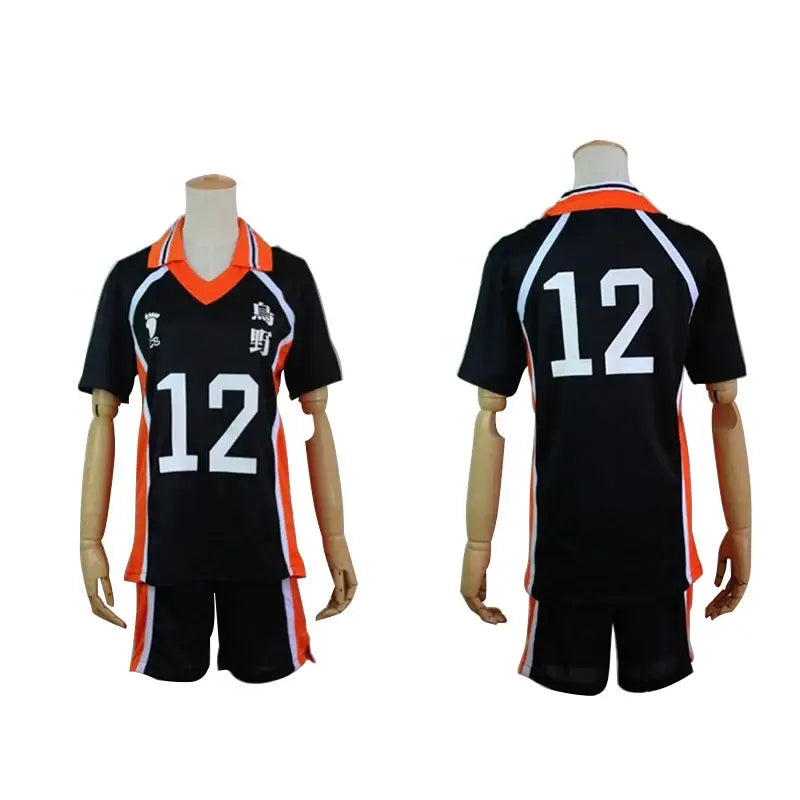 Anime Haikyuu Karasuno Sportswear Cosplay Costumes Nekoma High School Volleyball Club Shoyo Hinata Team Uniform Shirt
