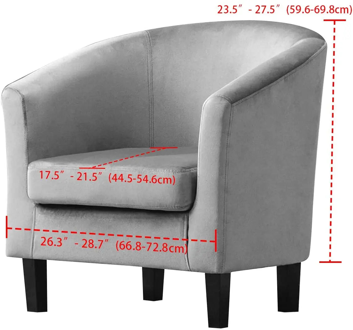 High Stretch Sofa Cover Velvet Tub Chair Cover Skid Resistance Furniture Protector Stretch Fabric Super Soft Couch Slipcover