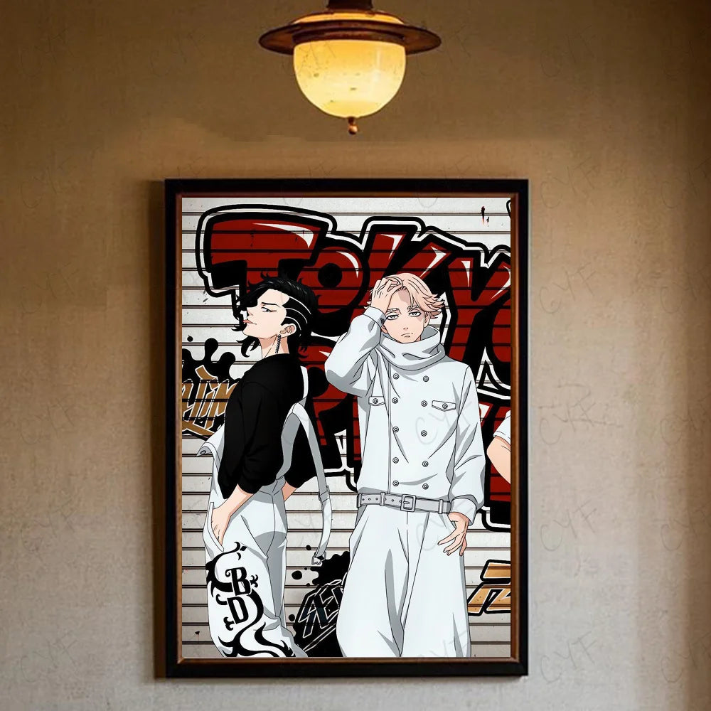 Anime T-Tokyo R-Revenger Poster High Quality Wall Art for Home Office Bedroom Living Room Hallway Bar Perfect Gift Idea