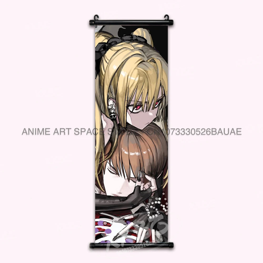 Anime DEATH NOTE Hanging Painting Classic Cartoon Poster Yagami Light Scrolls Pictures Ryuk Home Decor Mural Wall Art For Room