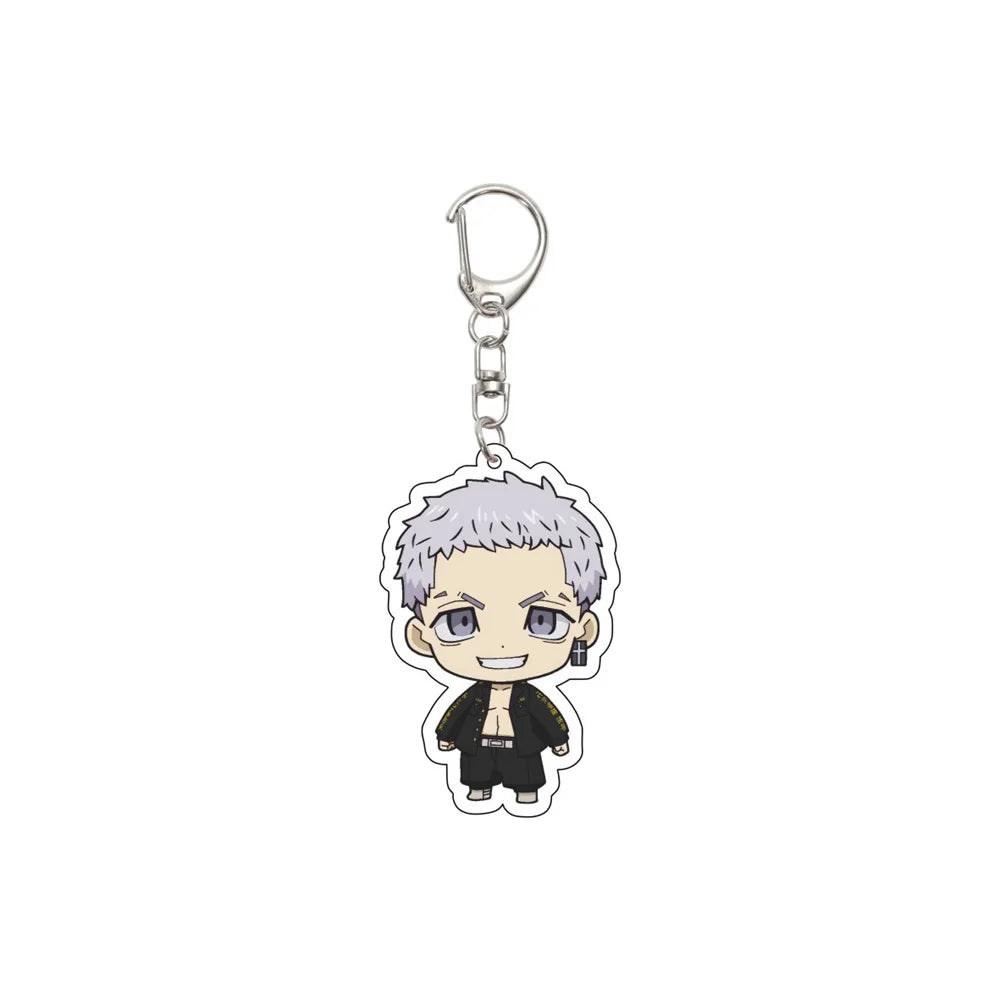 6CM  Anime Tokyo Revengers Acrylic Keychain Model Cosplay Characters Ornament Accessories Goods Collection Christmas Gifts