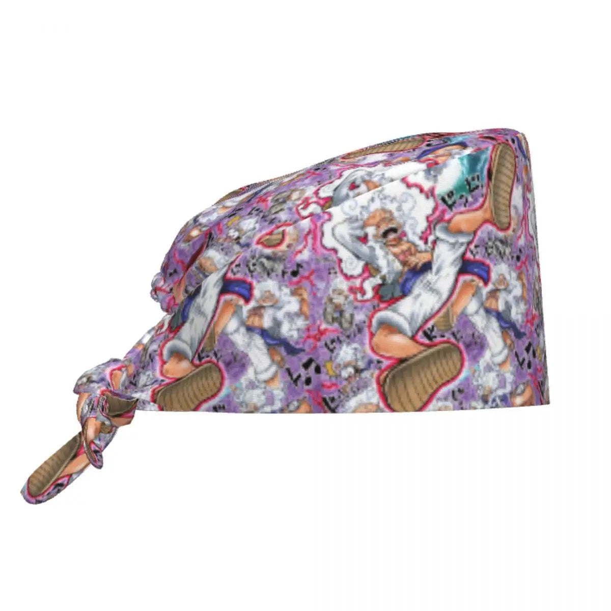Custom Anime One P-Pieces Scrubs Cap Surgical Hats Men Women Operating Room Cap Nursing Cap Lab Works Hat