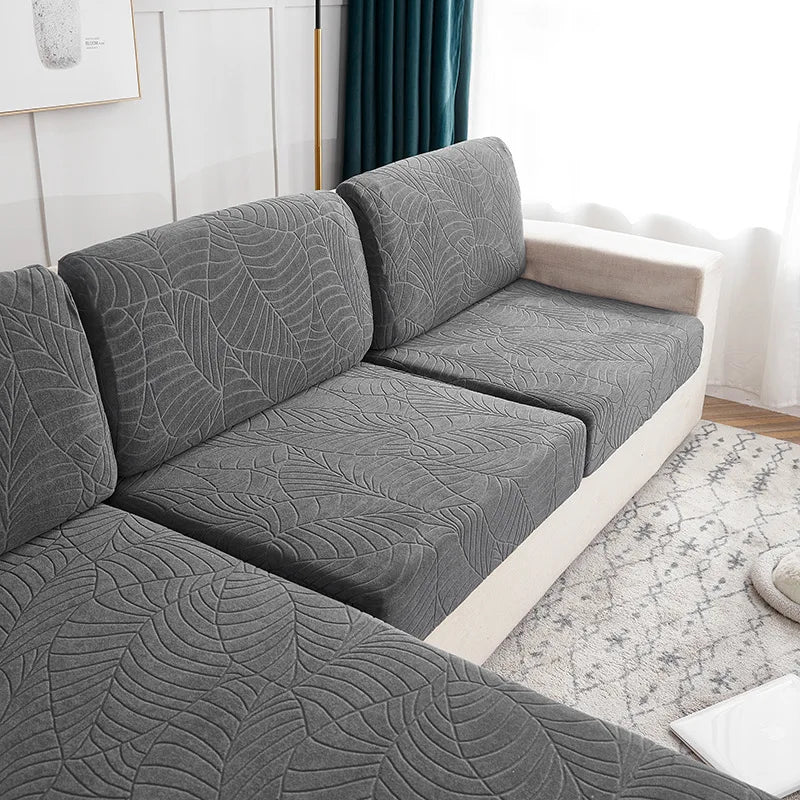 Splashproof Jacquard Sofa Cushion Cover For Living Room Anti-slip Anti-dust Thickening Elastic Sofa Cover Furniture Protector