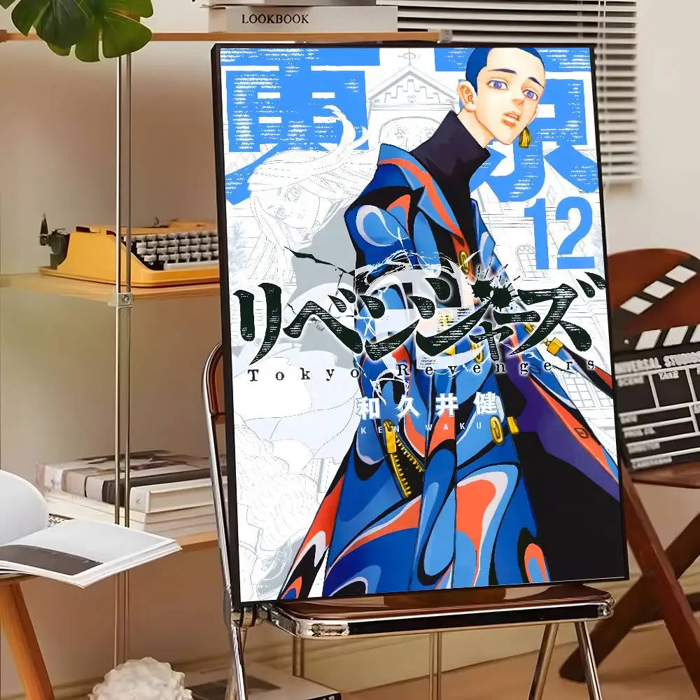 Japan Anime Tokyo Revengers Poster art canvas HD aesthetic Printing Paper Wall Art for Living Room Bar fashion Home Decor