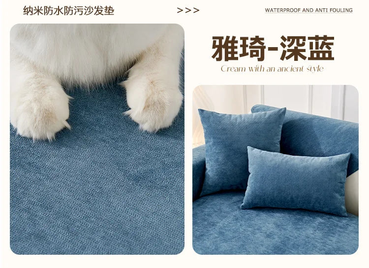 1PC Non-slip Waterproof Sofa Seat Cover Living Room Anti-Cat Scratch Sofa Slipcover L Couch Mat Towel 쇼파커버 Fundas Para Sillones