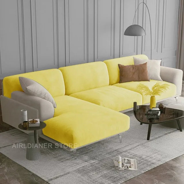 Luxury Soft Velvet Sofa Seat Cover Solid Elastic Sofa Cushion Covers Separate Furniture Protector Sofa Cover Living Room Pets