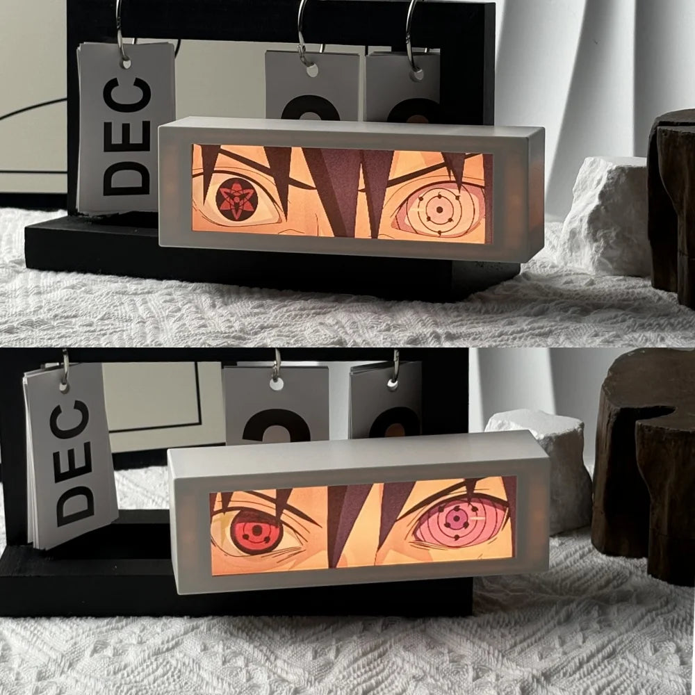 LED Classic Anime 3D  Lenticular Motion Anime Lightbox for Bedroom Decoration Lamp Anime Peripheral Friend Birthday Gifts