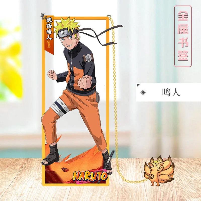 Naruto Anime Metal Bookmarks for Collectors Stylish Character Bookmark NEW