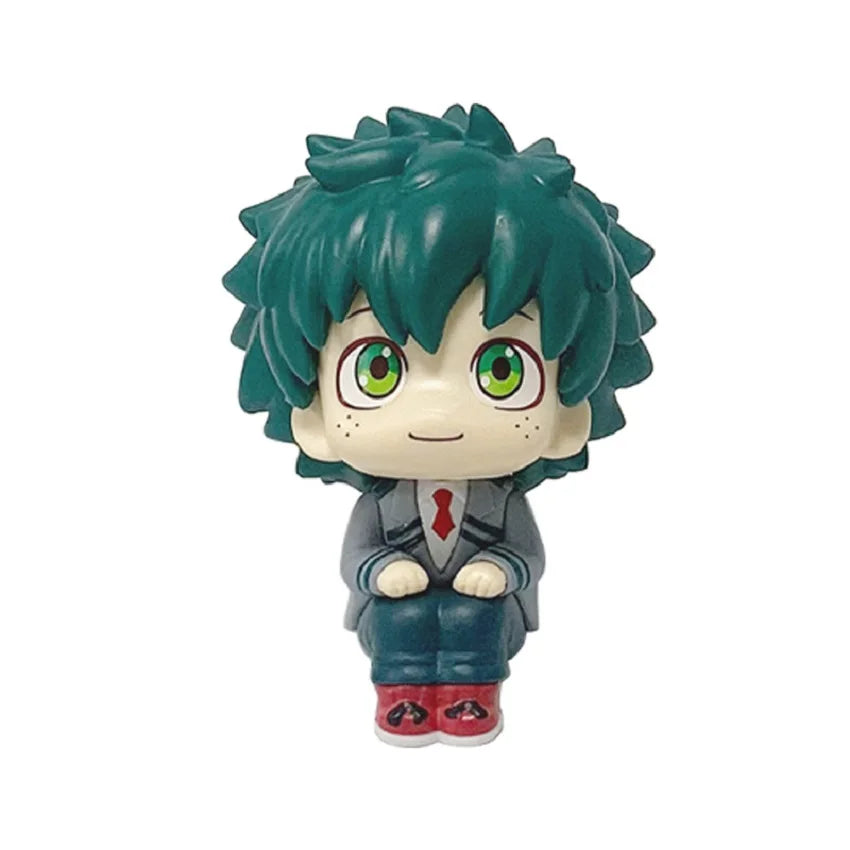Anime My Hero Academia Figure Midoriya Izuku Bakugou Katsuki Ochaco Uraraka Action Model Pvc Desktop Statue Collection Toys Gift