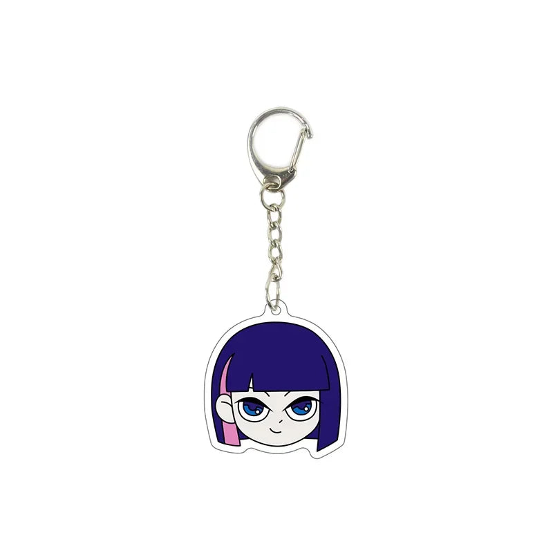 Anime Killer Seven Scissor Seven Acrylic Keychain Killer Seven Pendant Girl Boy Cartoon Cute Cool Keyring Jewelry Fan Collection