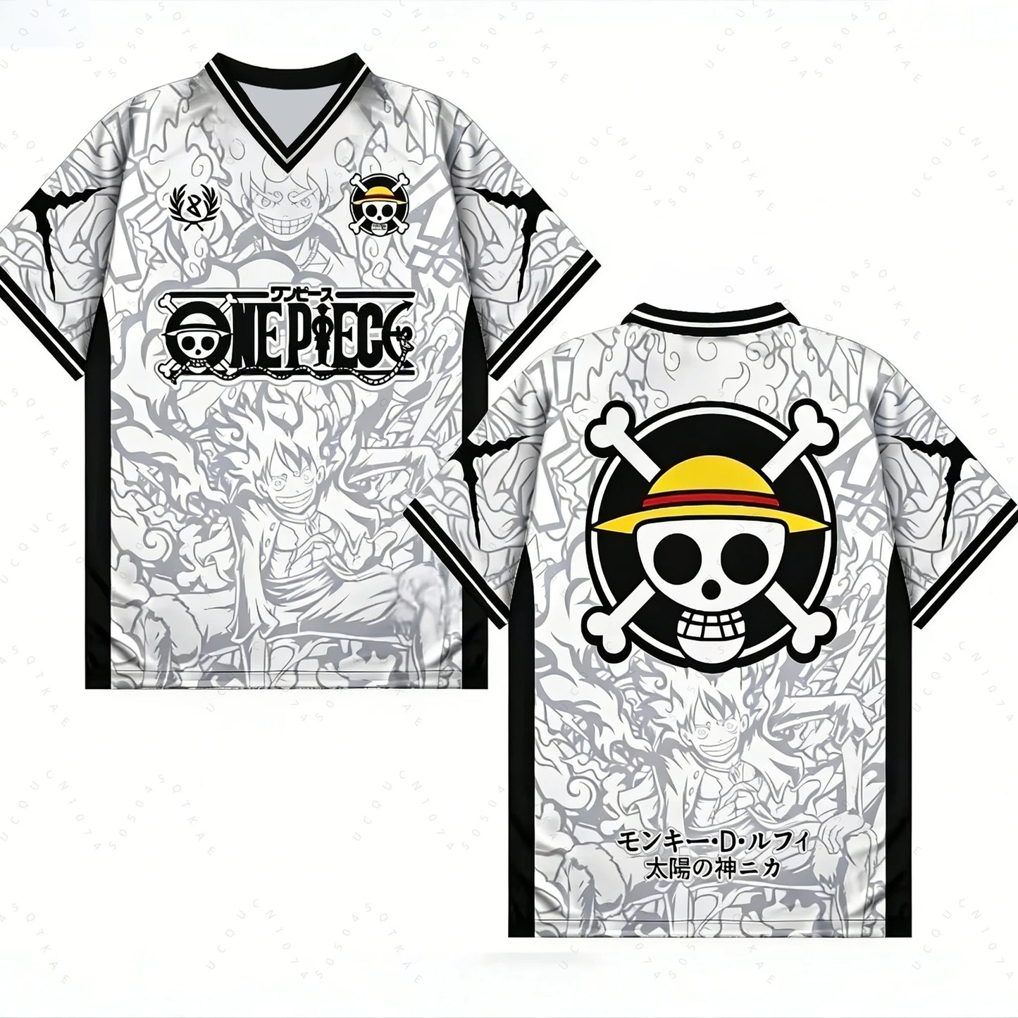 2026 Korean Style Kpop Fashion Vintage Retro Full Printing T-Shirt Series Anime One Piece Anime Y2k Baseball Sports Unisex Tops