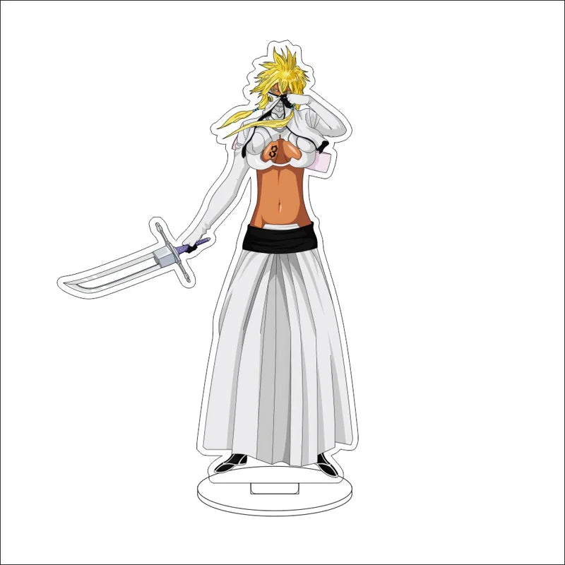 Anime BLEACH Acrylic Stand Ornaments Ogawa Michiru Kurosaki Isshin Kurosaki Yuzu Figure Stand Gifts