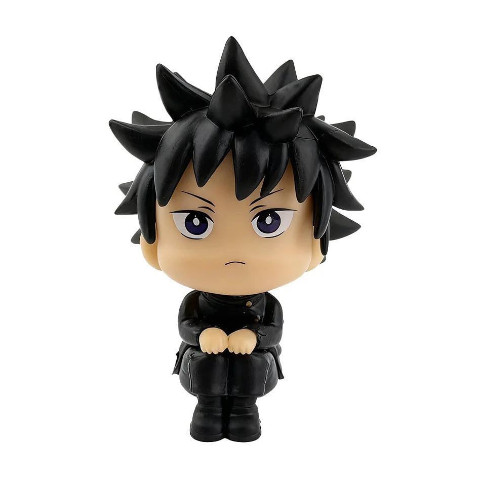 7-9cm Anime Jujutsu Kaisen Figure Itadori Yuji Gojo Satori Fushiguro Megumi Kugisaki Kawaii Toy Car Decoration PVC Model Gift