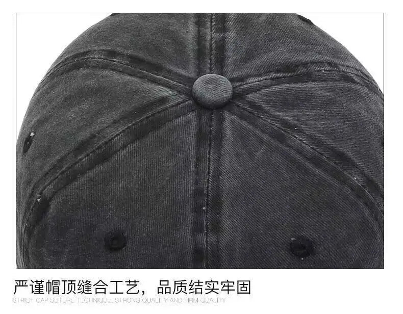 One Piece Men Washed Baseball Cap Unisex Retro Hip-hop Peak Caps Anime Luffy Male Outdoor Trucker Hat Travel Sunscreen Sunhat