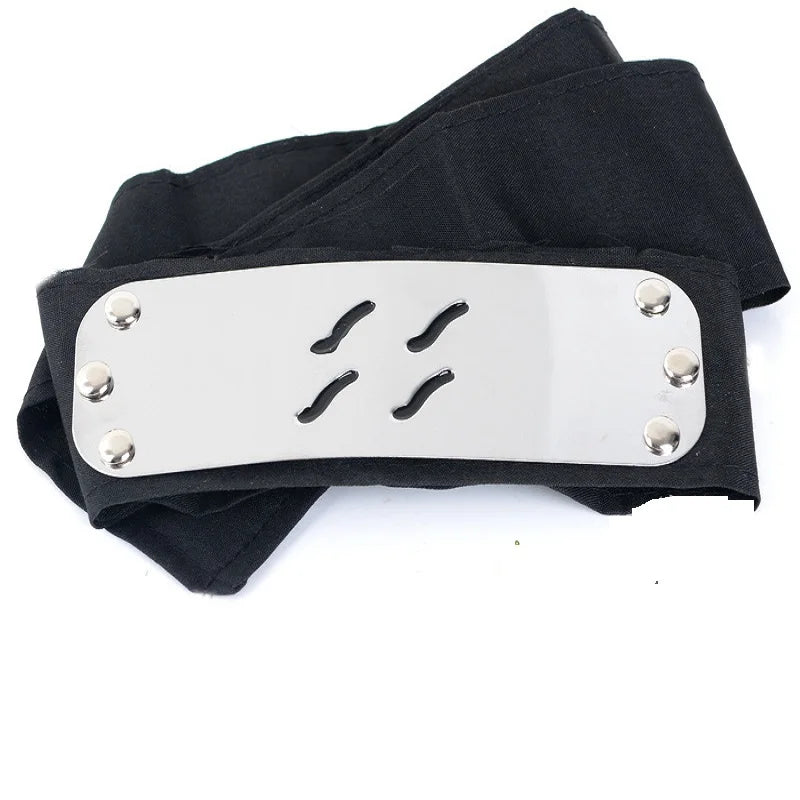 Anime Akatsuki Kakashi Uchiha Sasuke Headband Logo Cosplay Costume Accessories