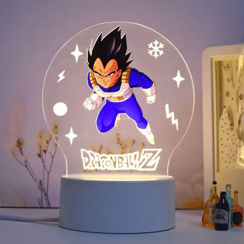 Dragon Ball Z Goku 3D LED Lamp – Cartoon Table Light