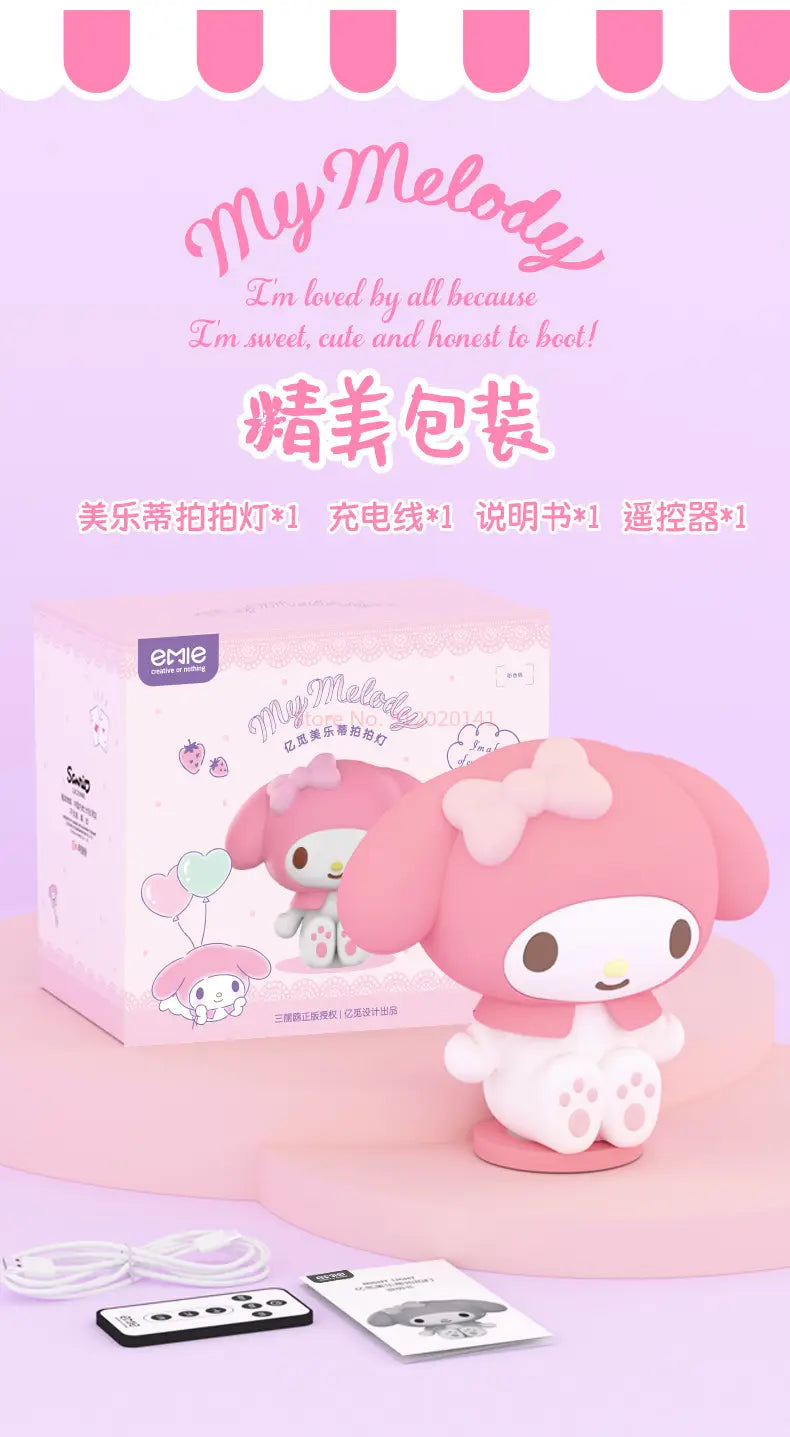 Sanrio My Melody Clap Night Light – Silicone Lamp