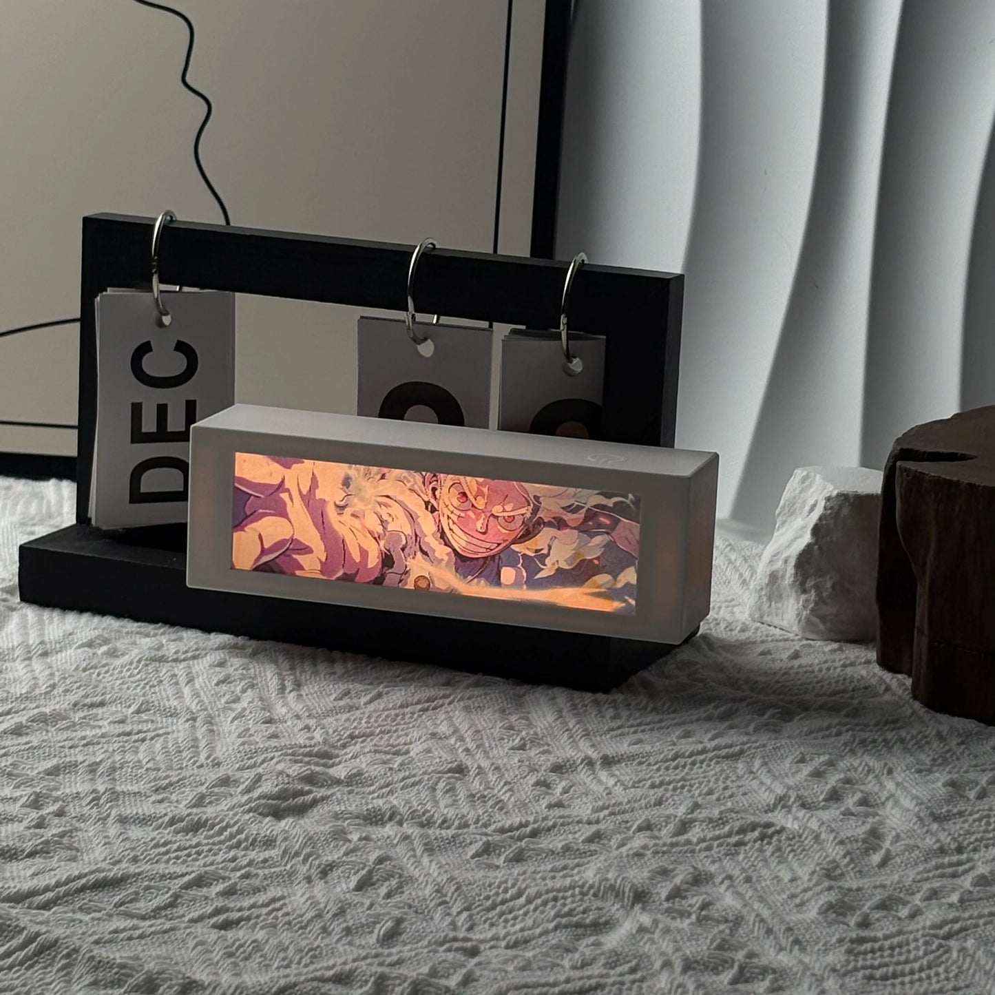 LED Classic Anime 3D  Lenticular Motion Anime Lightbox for Bedroom Decoration Lamp Anime Peripheral Friend Birthday Gifts