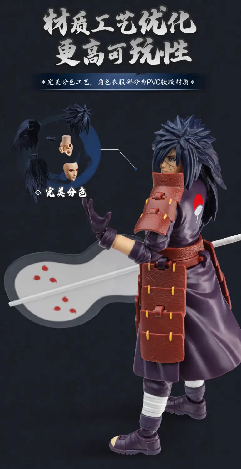 Naruto Uchiha Madara Figure – Assembled PVC Model