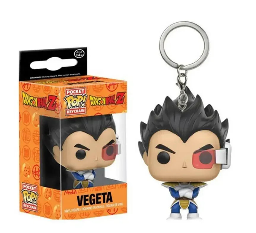 Funko Dragon Ball Z Son Goku Naruto Vegeta Master Roshi Gohan Form Frieza Figure Doll Collectible Model Toy Keychain PVC Figures