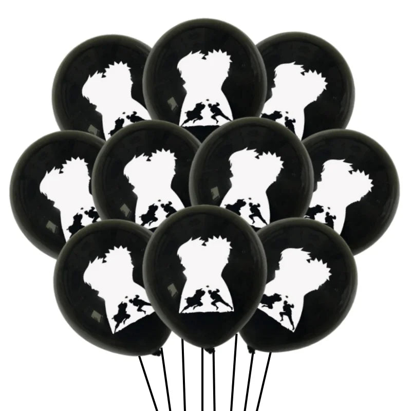 Cartoon NARUTO Latex Balloons Set Children's Birthday Party Balloon Cup Balloon Decorations Helium Naruto Baby Shower Balloons