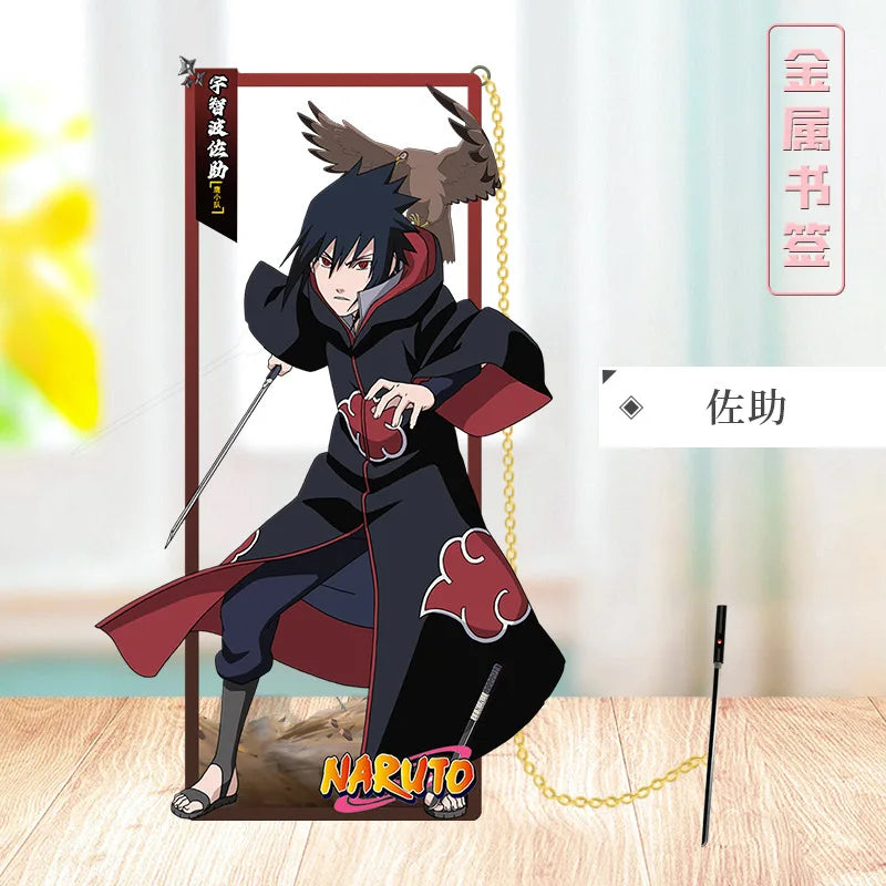Naruto Anime Metal Bookmarks for Collectors Stylish Character Bookmark NEW