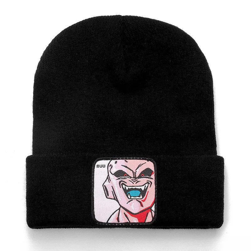 Anime Cartoon Dragon Ball Women Men Knitted Warm Winter Hats For Women Men Solid Hip-hop Casual Cuffed Beanies Bonnet