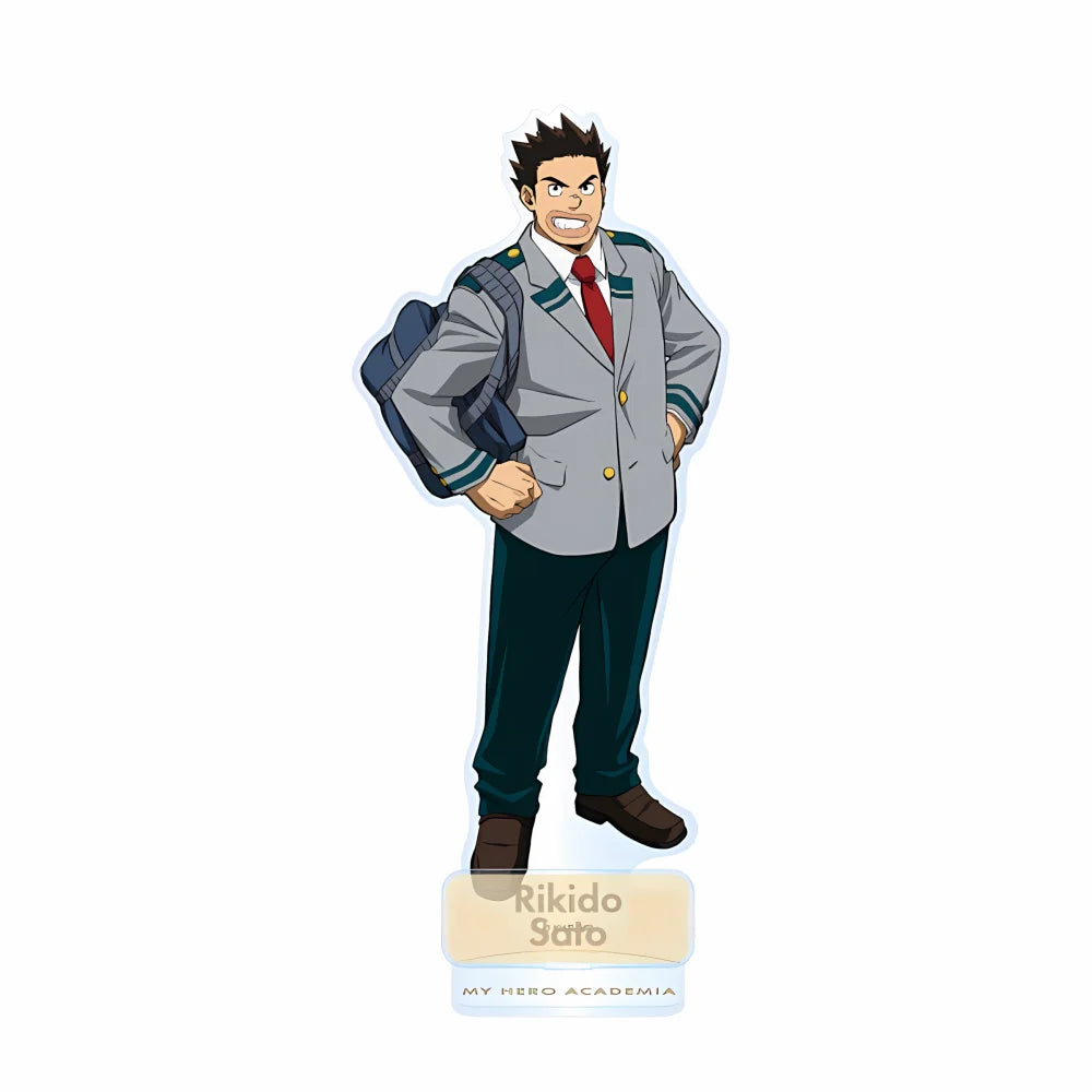 Anime My Hero Academia Acrylic Standee Keychain Izuku Midoriya School Uniform Ver Cartoon Figure Desktop Decor Fans Gift